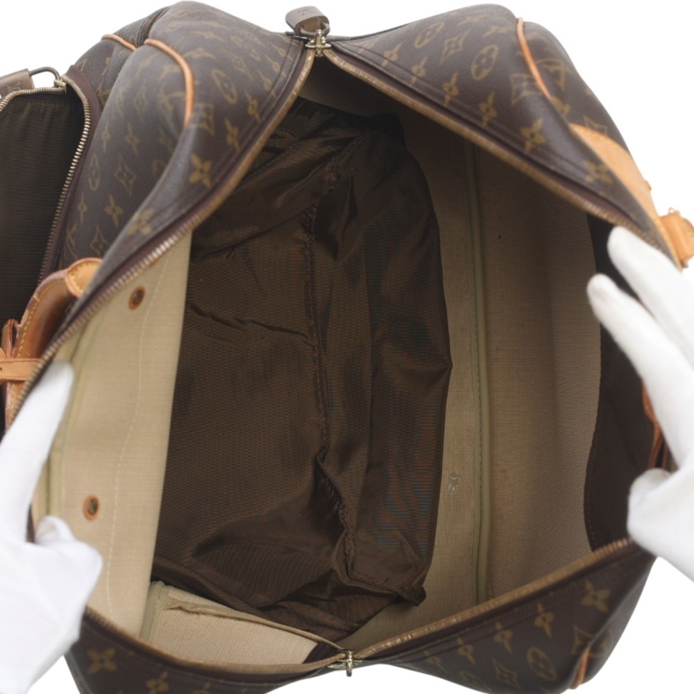 LOUIS VUITTON Authentic Brown Monogram Canvas Boston Bag - Picture 15 of 16